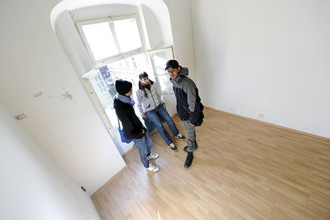 © APA/Herbert P. Oczeret Flüchtlinge in neuem Quartier