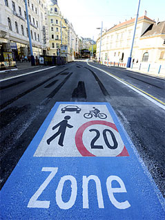 © APA/Pfarrhofer Begegnungszone