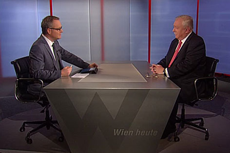 © ORF Michael Häupl im Wien heute-Studio