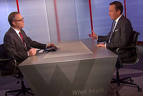 © ORF Manfred Juraczka im Wien heute-Interview