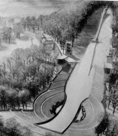 Cobenzl-Schanze-Entwurf von Adolf Hoch