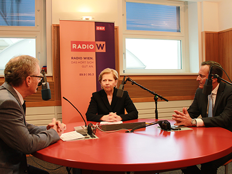 © ORF Wien Studiogespräch Jank Juraczka Tesarek