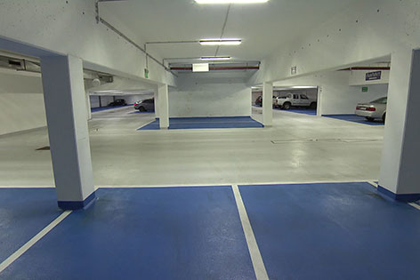 © ORF Leere Parkgarage