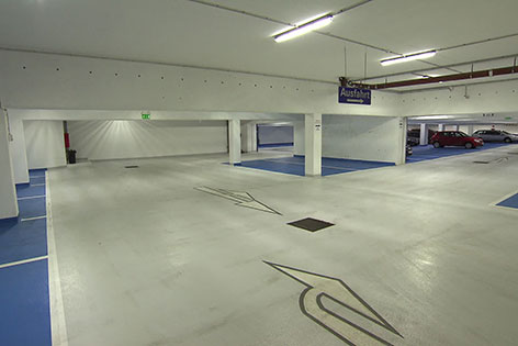 © ORF Leere Parkgarage