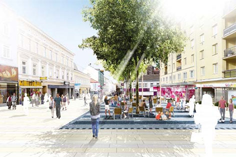 © Stadt Wien Rendering Meidlinger Hauptstraße