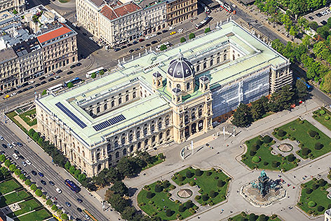 © ORF.at/Dominique Hammer Flugaufnahme des Naturhistorischen Museums Wien