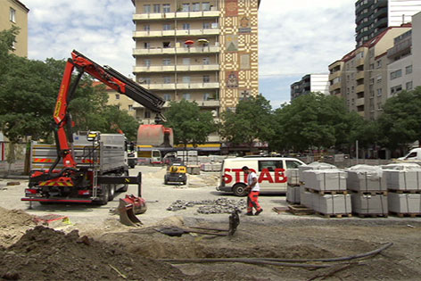 © ORF Baustelle Meidlinger Haupstraße