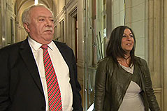 © ORF Bürgermeister Michael Häupl und Vizebürgermeisterin Maria Vassilakou nach Koalitionsausschuss
