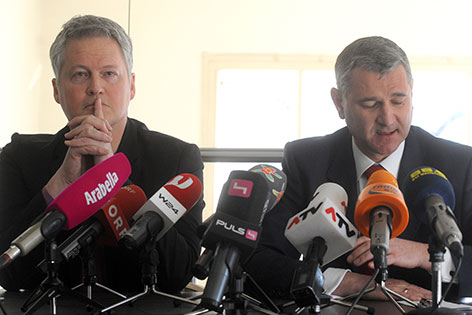 © APA/Herbert Pfarrhofer David Ellensohn und Georg Niedermühlbichler