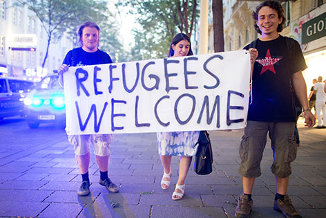 © APA/Georg Hochmuth Demo Mensch sein in Österreich