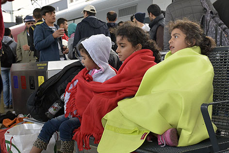 © APA/Hans Punz Flüchtlinge am Westbahnhof