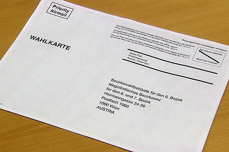 © ORF Wahlkarte