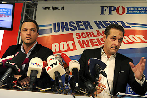 © APA/Pfarrhofer Gudenus und Strache