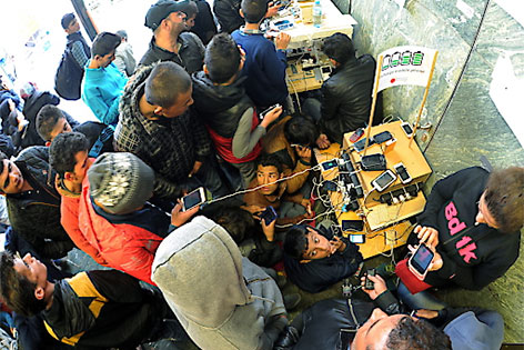 Flüchtlinge am Hauptbahnhof