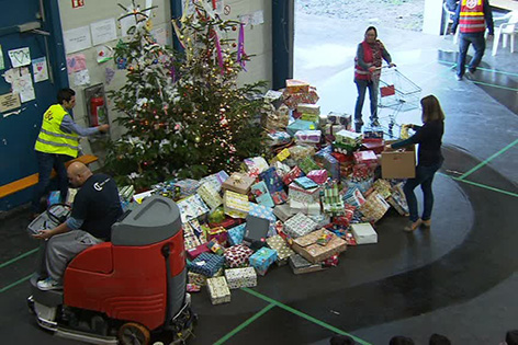 Weihnachtsfeier im Ferry-Dusika-Stadion