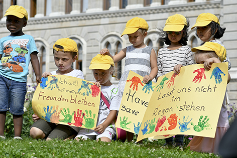 © APA/Herbert Neubauer Kindergarten Protest Alt Wien