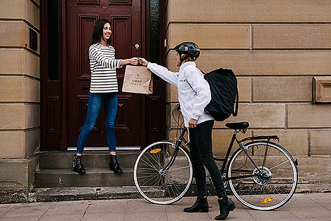 © Uber Austria Uber Essenszustellung